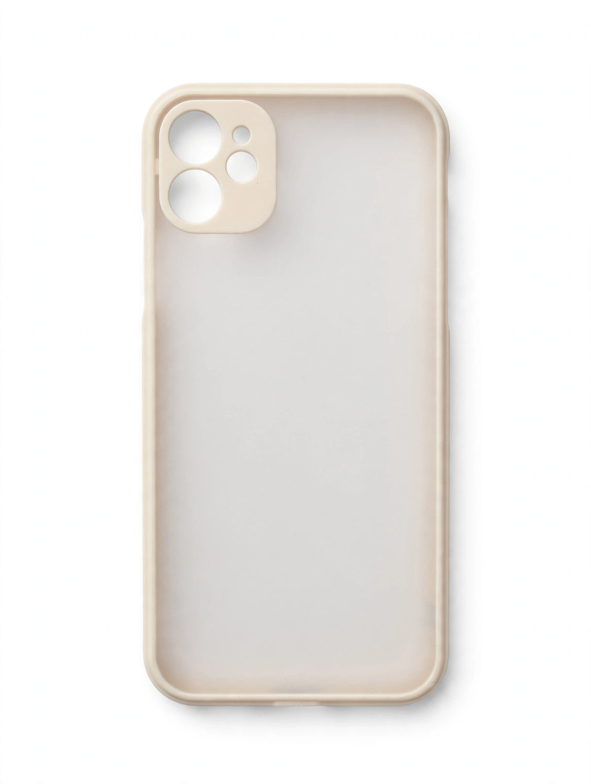 Two-Tone Matte Frosted Bumper Case for iPhone